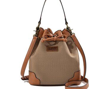 X Lee Bucket Bag for Women Drawstring Hobo Crossbody Bag with Detachable Straps